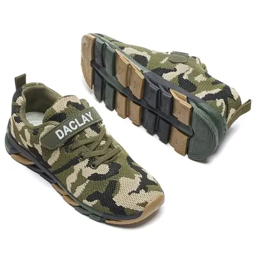 Daclay Kids Shoes Running Girls Boys Sports Sneakers - 2