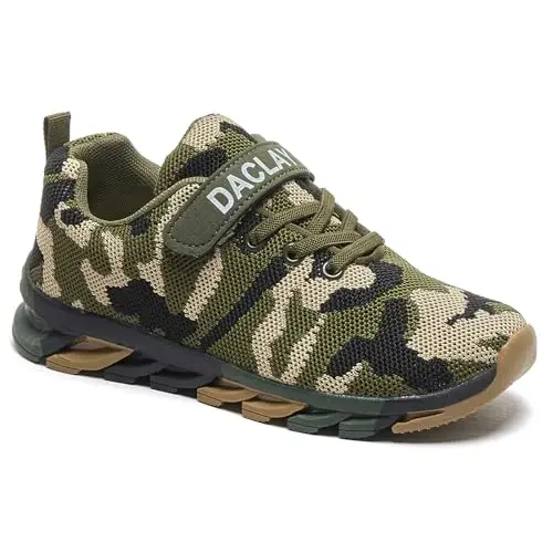 Daclay Kids Shoes Running Girls Boys Sports Sneakers - 3