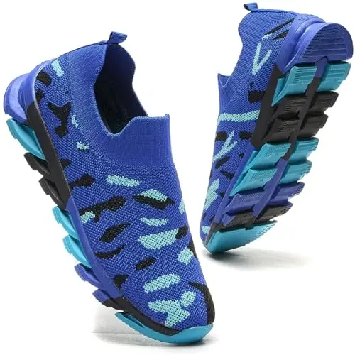 Daclay Kids Shoes Running Girls Boys Sports Sneakers 