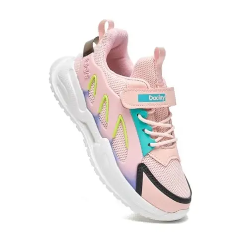 Daclay Kids Shoes Running Girls Boys Sports Sneakers - 3