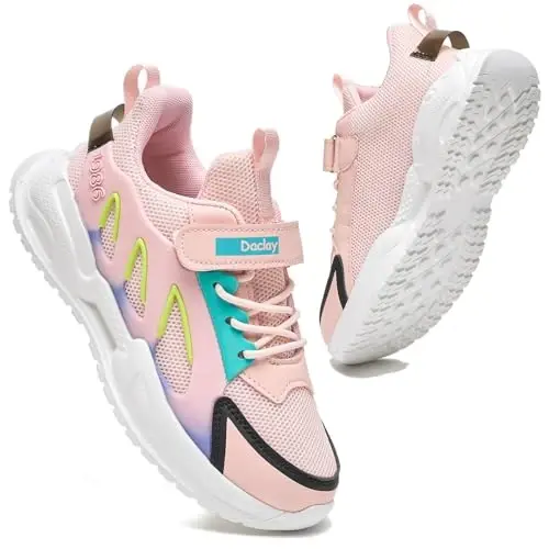 Daclay Kids Shoes Running Girls Boys Sports Sneakers 