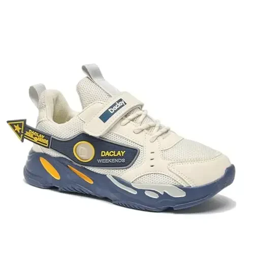 Daclay Kids Shoes Running Girls Boys Sports Sneakers - 5