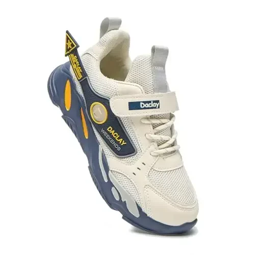 Daclay Kids Shoes Running Girls Boys Sports Sneakers - 6