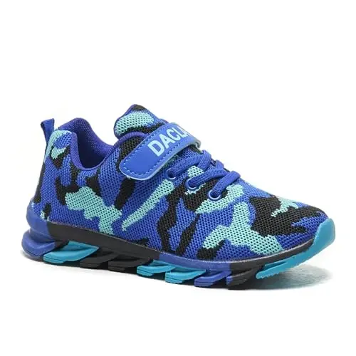 Daclay Kids Shoes Running Girls Boys Sports Sneakers - 3