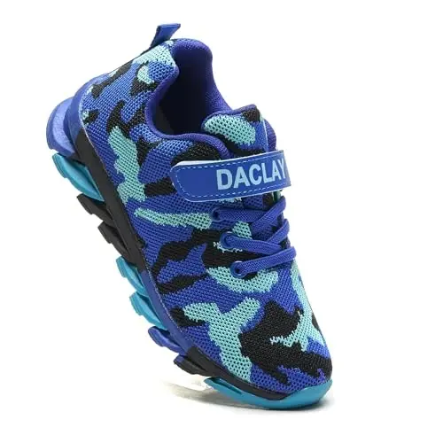 Daclay Kids Shoes Running Girls Boys Sports Sneakers - 6