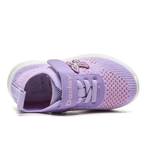Daclay Kids Shoes Running Girls Boys Sports Sneakers - 6