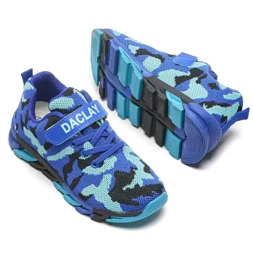 Daclay Kids Shoes Running Girls Boys Sports Sneakers - 2