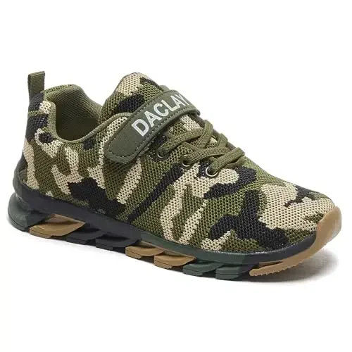 Daclay Kids Shoes Running Girls Boys Sports Sneakers - 3