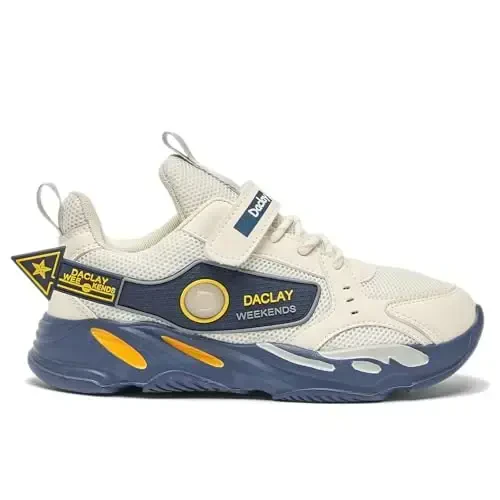 Daclay Kids Shoes Running Girls Boys Sports Sneakers - 4