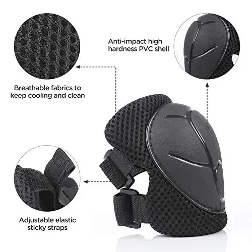 DaCool Kids Bike Helmet Set Skateboard Knee Pads - Kids Helmet Elbow Pads Wrist Guards Adjustable for 3~10yrs Girl Boy Kids Protective Gear Set for Sport Cycling Bike Roller Skating Scooter - 4