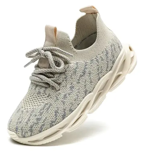 DADAWEN Toddler/Little Kid Boys Girls Lightweight Breathable Sneakers Strap Athletic Tennis Shoes for Running Walking 