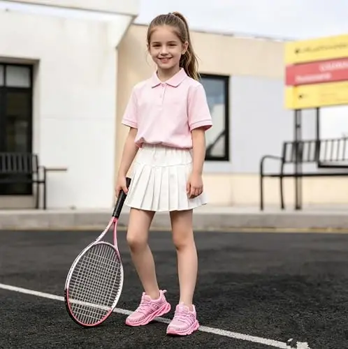 DADAWEN Chaqaloq/Kichkintoy o'g'il bolalar qizlar yengil nafas oladigan krossovkalar Tasma sport tennis poyafzallari yugurish yurish uchun - 2