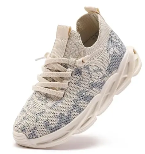 DADAWEN Toddler/Little Kid Boys Girls Lightweight Breathable Sneakers Strap Athletic Tennis Shoes for Running Walking 