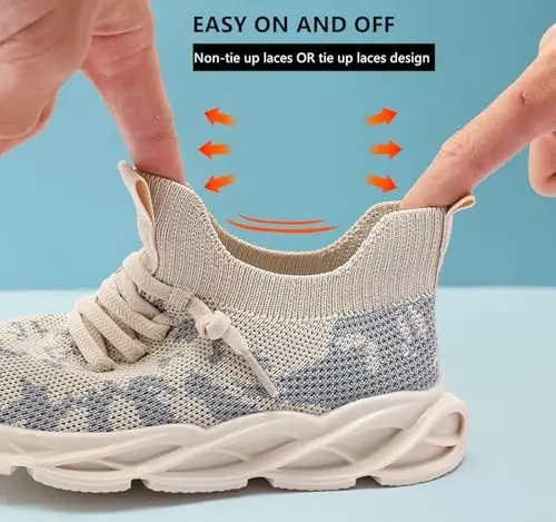 DADAWEN Toddler/Little Kid Boys Girls Lightweight Breathable Sneakers Strap Athletic Tennis Shoes for Running Walking - 5