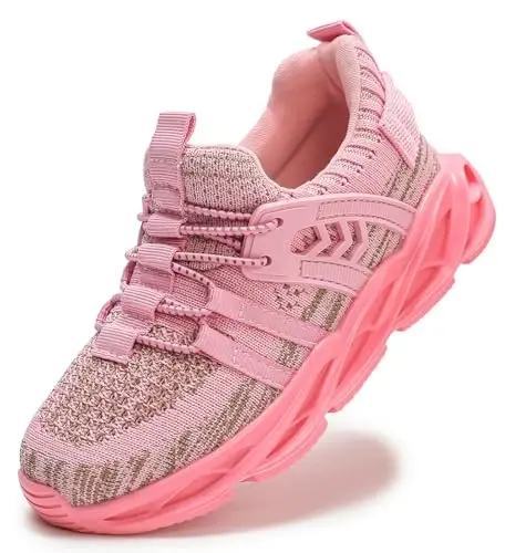 DADAWEN Toddler/Little Kid Boys Girls Lightweight Breathable Sneakers Strap Athletic Tennis Shoes for Running Walking 