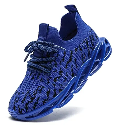 DADAWEN Toddler/Little Kid Boys Girls Lightweight Breathable Sneakers Strap Athletic Tennis Shoes for Running Walking - 1