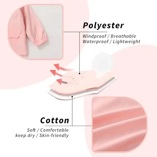 YOUNGER TREE Toddler Baby Boy Girl Duck Raincoat Cute Cartoon Hoodie Zipper Coat Outfit - 5