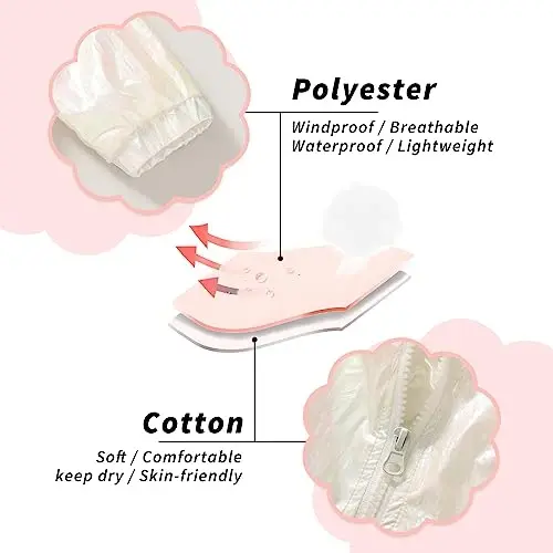 YOUNGER TREE Toddler Baby Boy Girl Duck Raincoat Cute Cartoon Hoodie Zipper Coat Outfit - 5