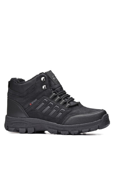 Daily Black Men's Boots Fur Lined Zipper And Lace Up Toe And Heel Protection Size 36-47 X5- - NSTIL (1)
