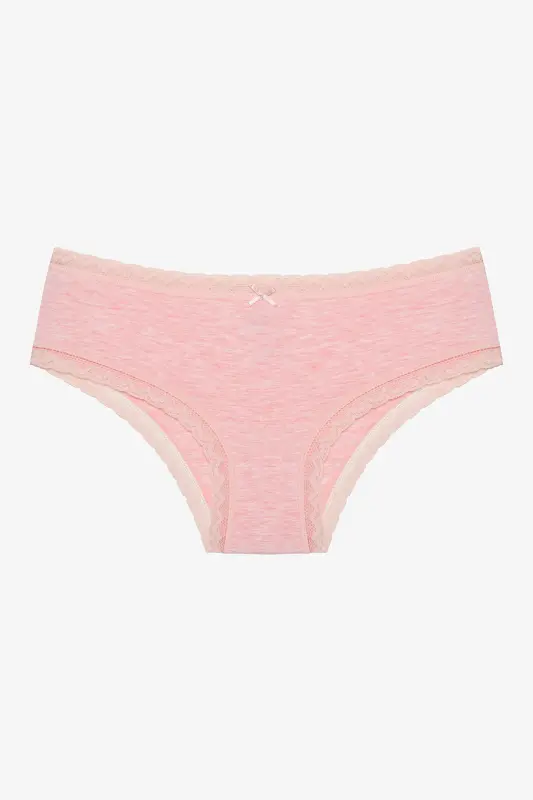 Daily Lace 3 Pack Beige Hipster Panties - 3