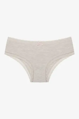 Daily Lace 3 Pack Beige Hipster Panties - 4