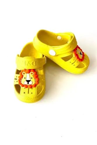 Daily Orthopedic Non-Slip Animal Figured Kids Sandal Slipper 0002-Yellow - MACHI (1)