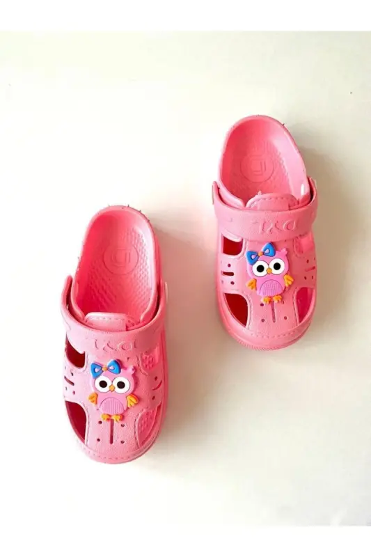 Daily Orthopedic Non-Slip Sole Animal Figured Kids Sandal Slipper 0008-Pink - 3