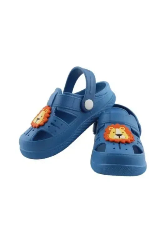 Daily Orthopedic Non-Slip Sole Animal Figured Kids Sandal Slipper Bkpk01001-BLUE - 3
