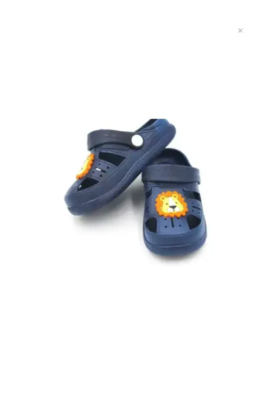 Daily Orthopedic Non-Slip Sole Animal Figured Kids Sandal Slipper-NAVY BLUE - 1