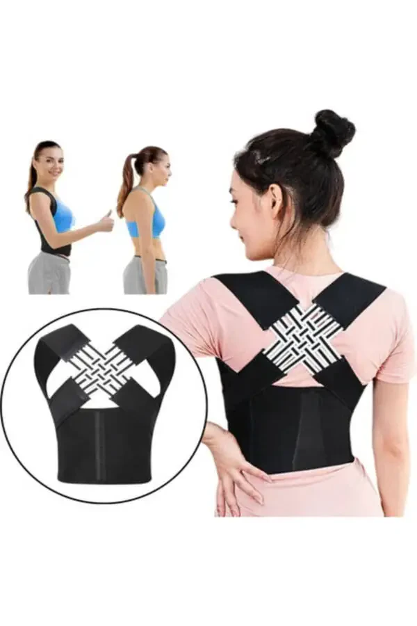 Daily Upright Posture Kyphosis Scoliosis Brace Back Posture Corrector Posture Corrector Hunchback Shoulder Brace - 1