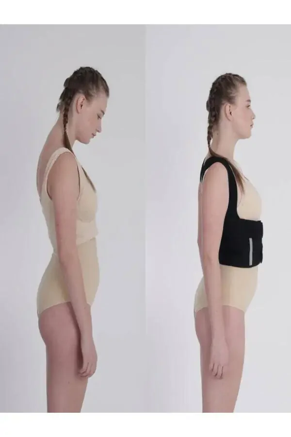 Daily Upright Posture Kyphosis Scoliosis Brace Back Posture Corrector Posture Corrector Hunchback Shoulder Brace - 8
