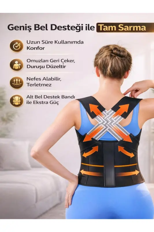 Daily Upright Posture Kyphosis Scoliosis Brace Back Posture Corrector Posture Corrector Hunchback Shoulder Brace - 1