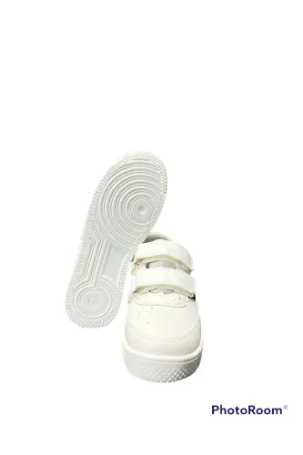 Daily Use Kids Shoes/Sneakers - White Black - 4