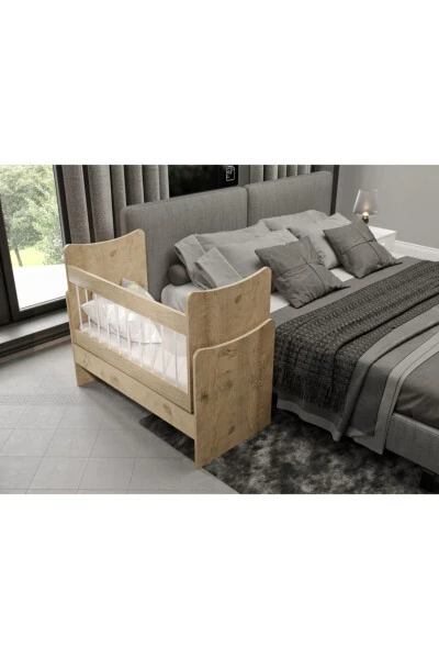 Daisy Beside Crib Oak - All 1st Quality Mdf - KZNMOB HOME