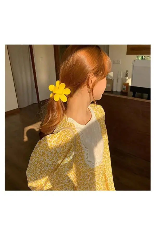 Daisy Flower Hair Clip 5 Piece Set for Women - 4