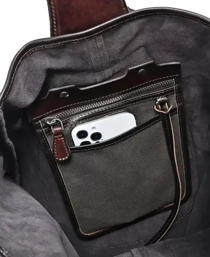 Daisy Medium Leather Sling Bag - Gray - 2