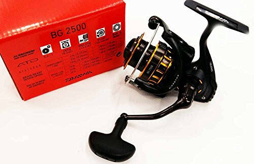 Daiwa BG2500 BG Saltwater Spinning Reel, 2500, 5.6:1 Gear Ratio, 6+1 Bearings, 33.20