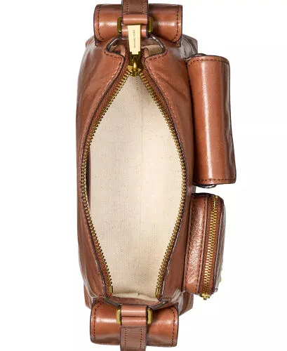 Dakota Small Leather Convertible Pocket Crossbody-Luggage - Modazone (1)