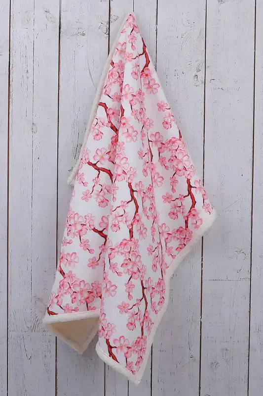 DalCicek Baby Blanket Thick Sheep Wool Blanket-White - 2