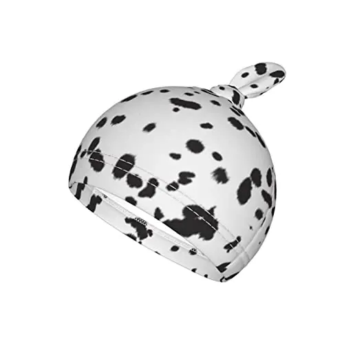 Dalmatian Dog Print Black Spot Newborn Swaddle Blanket With Hat Set Baby Stuff Receiving Blankets Soft Transition Sleep Sacks Gifts For Infant Boys Girls - 5