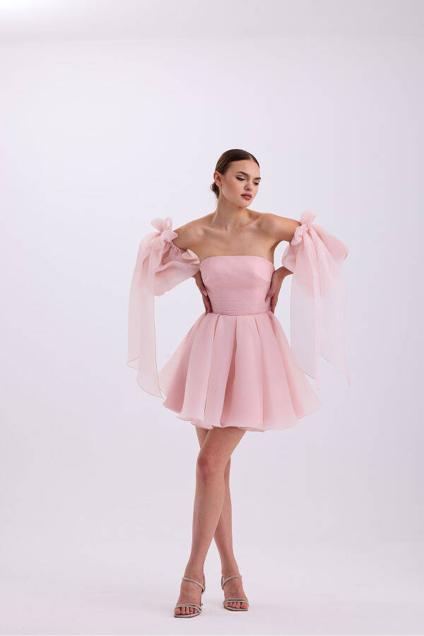 Dalya Powder Pink Strapless Mini Dress - 8