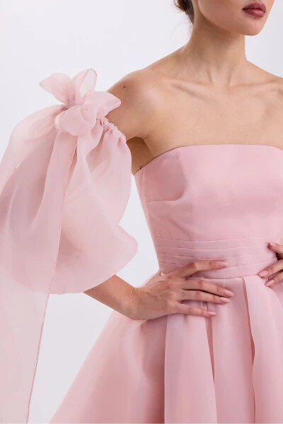 Dalya Pudra Pushti Ko'ylaksiz Mini Libos - 3