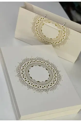 Damat bo'chasi Kelin bo'chasi Seccade to'plami Nishon seccade takimi-yashil oq - 3