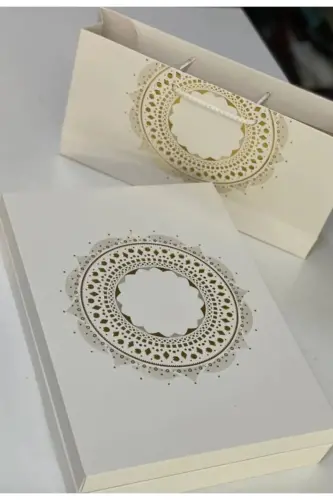 Damat Bohçası Gelin Bohçası Seccade Seti Nişan Bohçası Çeyizlik Set - beyaz - ÇEYIZLIK SETIM (1)