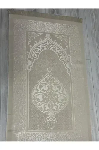 Damat Bohçası Gelin Bohçası Seccade Seti Nişan Bohçası Çeyizlik Set Çeyizlik Seccade-gold - 6