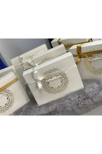 Damat Bohçası Gelin Bohçası Seccade Seti Nişan Bohçası Seccade Takımı-bebe mavisi - GENEL MARKALAR (1)