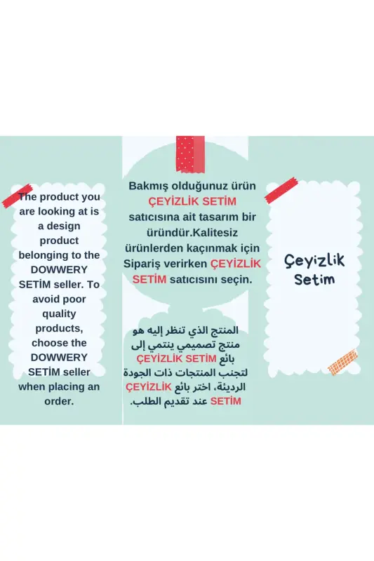 Damat Bohchasi Kelin Bohchasi Seccade Seti Nishon Seccade Takimi-jigarrang - 5