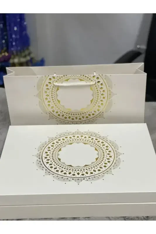 Damat Bohchasi Kelin Bohchasi Seccade Seti Nison Bohchasi Seccade To'plami-kulrang pushti - 2