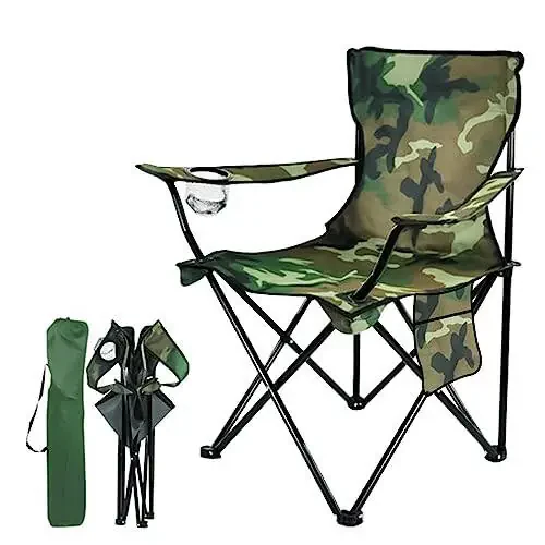 Damei century Folding Camping Chairs- Lightweight, Portable Chair for Beach, Lawn, Outdoor Sports - 1