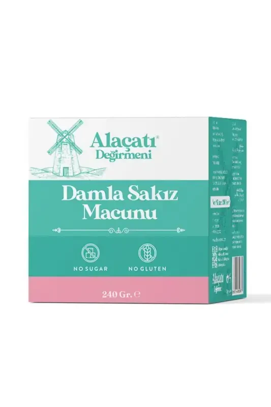 Damla Sakızlı 240 Gr Macun - ALAÇATI DEĞIRMENI